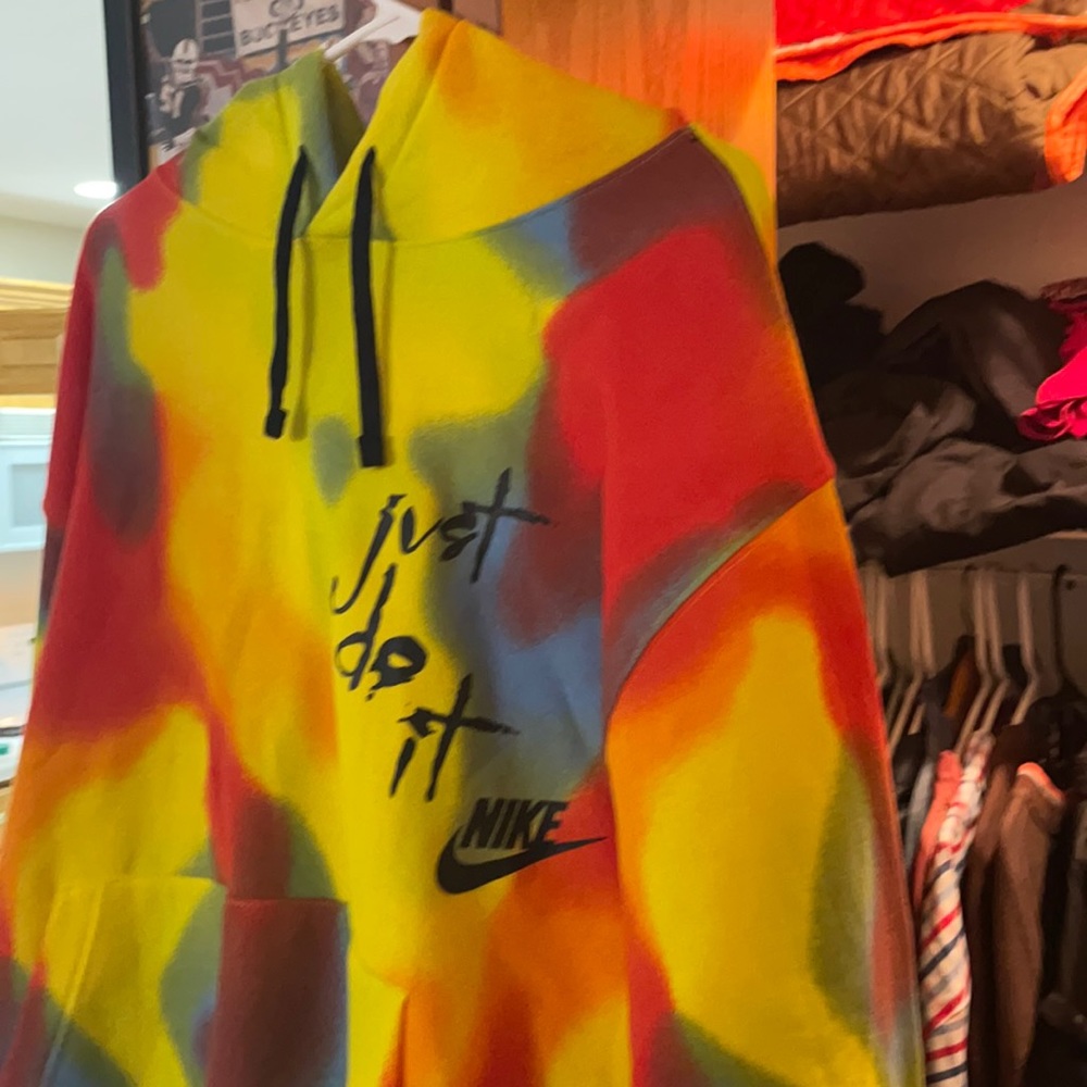 Rare Tie Die Nike Hoodie